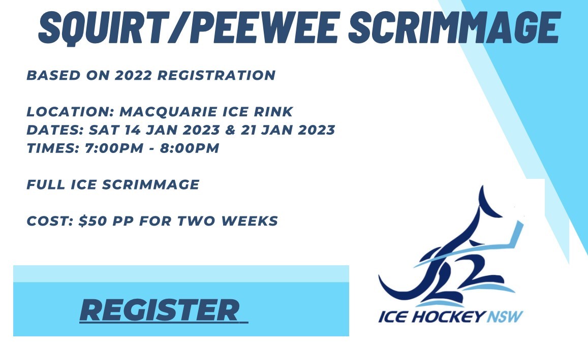 Squirt/Peewee Scrimmage