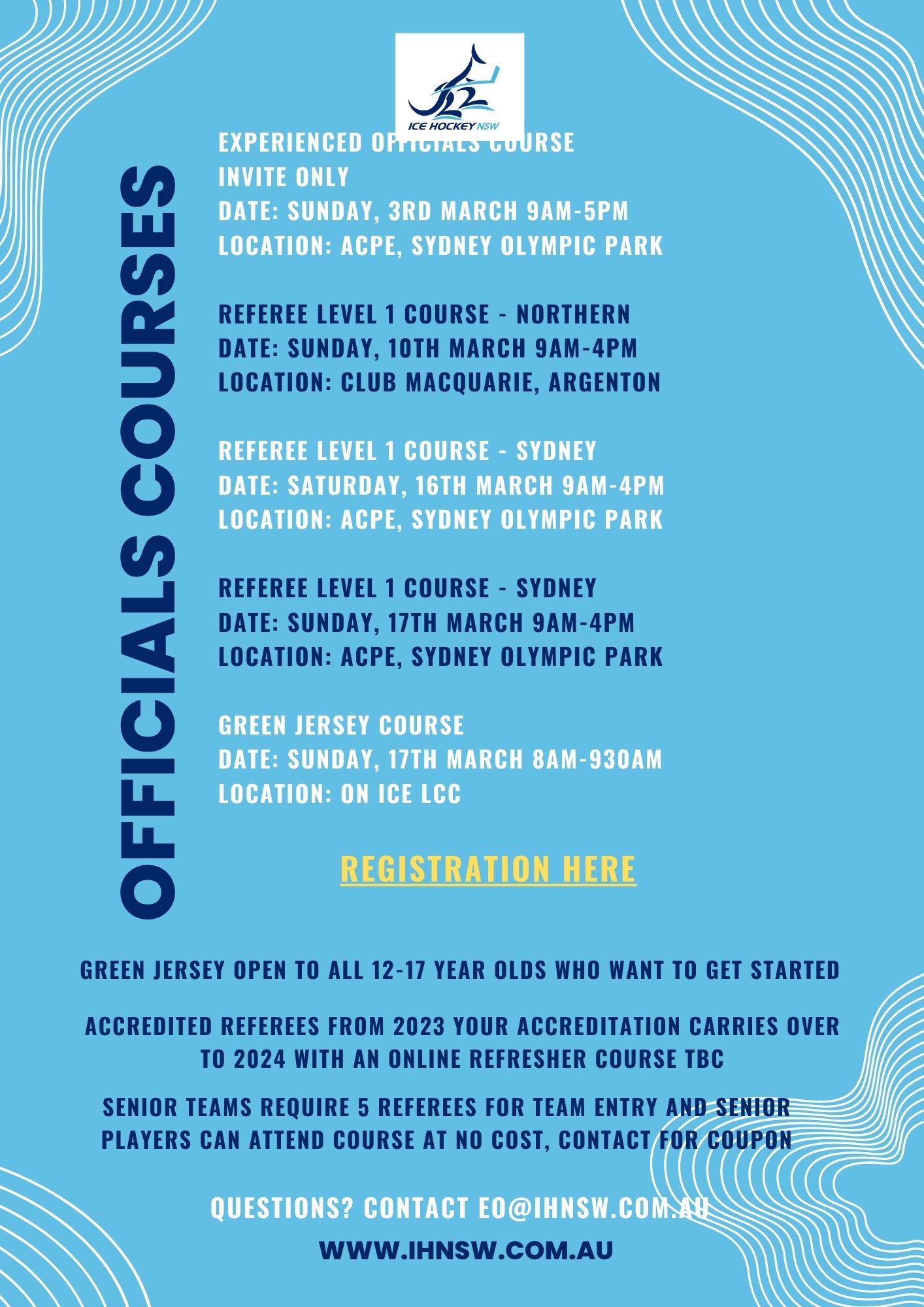 2024 Coaching and Officials Courses
